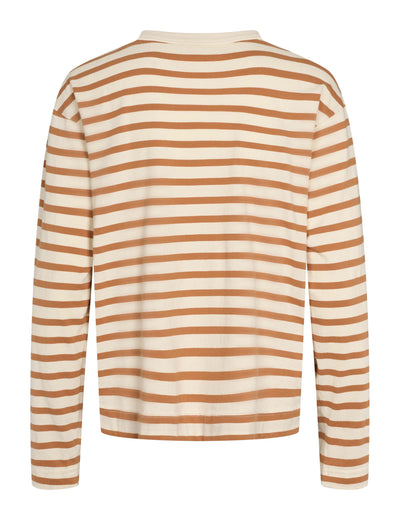 esmé studios ESSigne LS Striped Top GOTS T-shirt and Tops 284 Lion