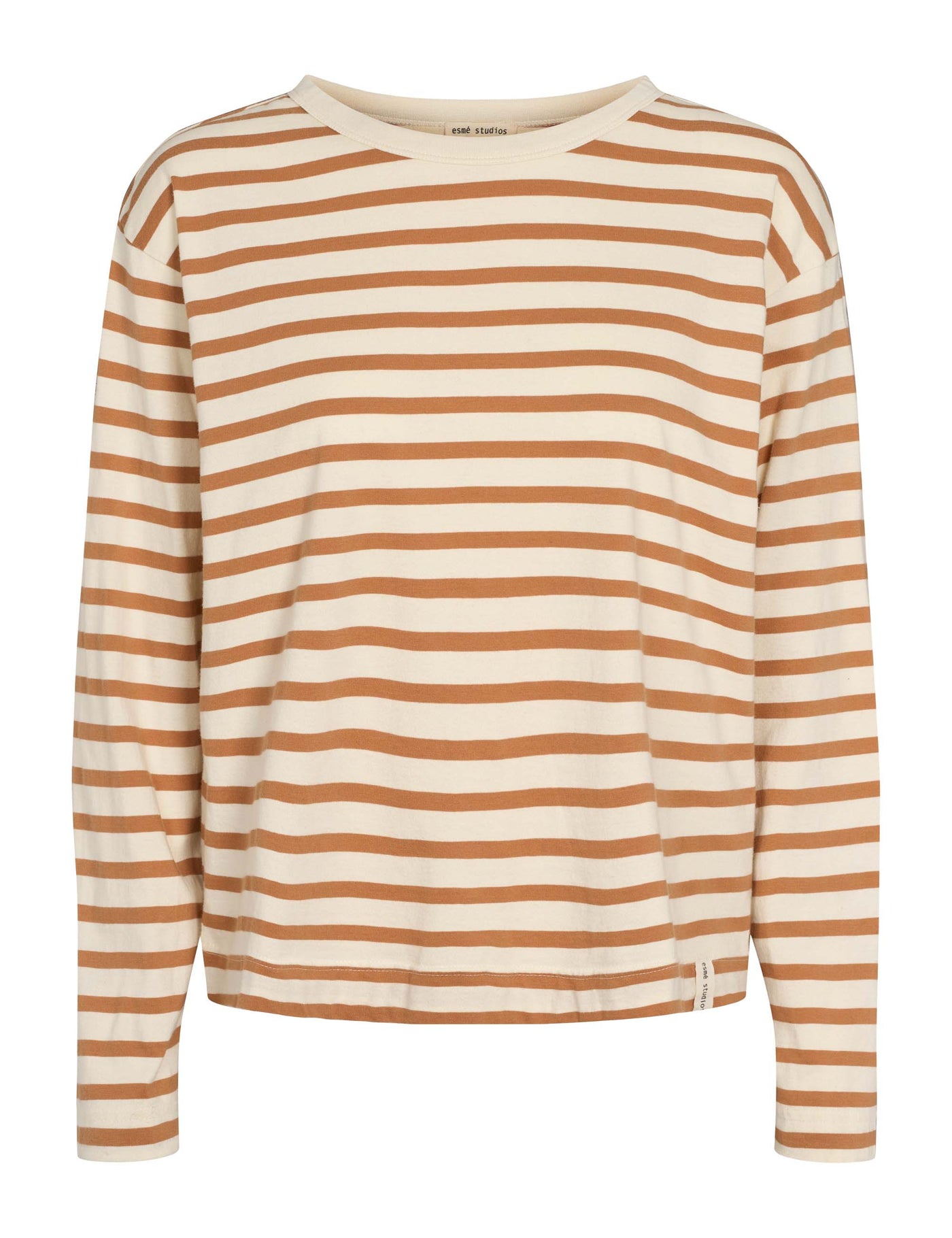esmé studios ESSigne LS Striped Top GOTS T-shirt and Tops 284 Lion