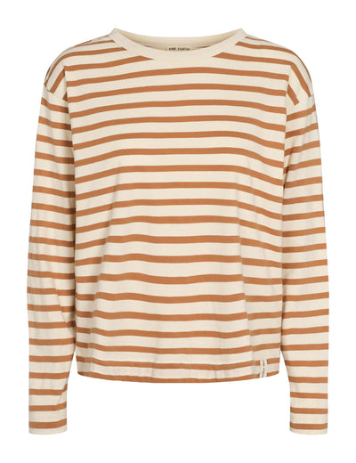 esmé studios ESSigne LS Striped Top GOTS T-shirt and Tops 284 Lion