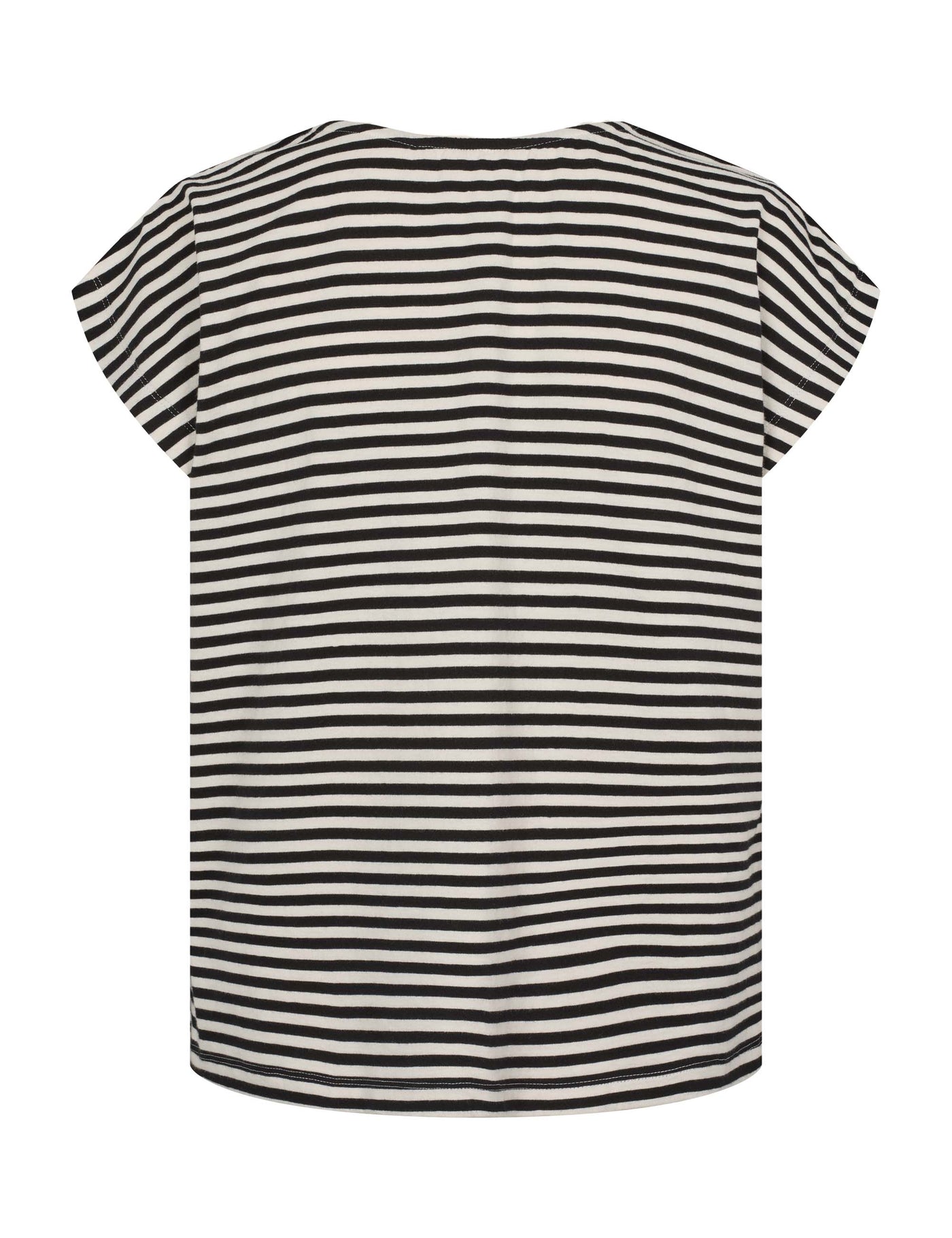esmé studios ESSigne SL Top Stripe GOTS T-shirt and Tops 252 Black Stripe