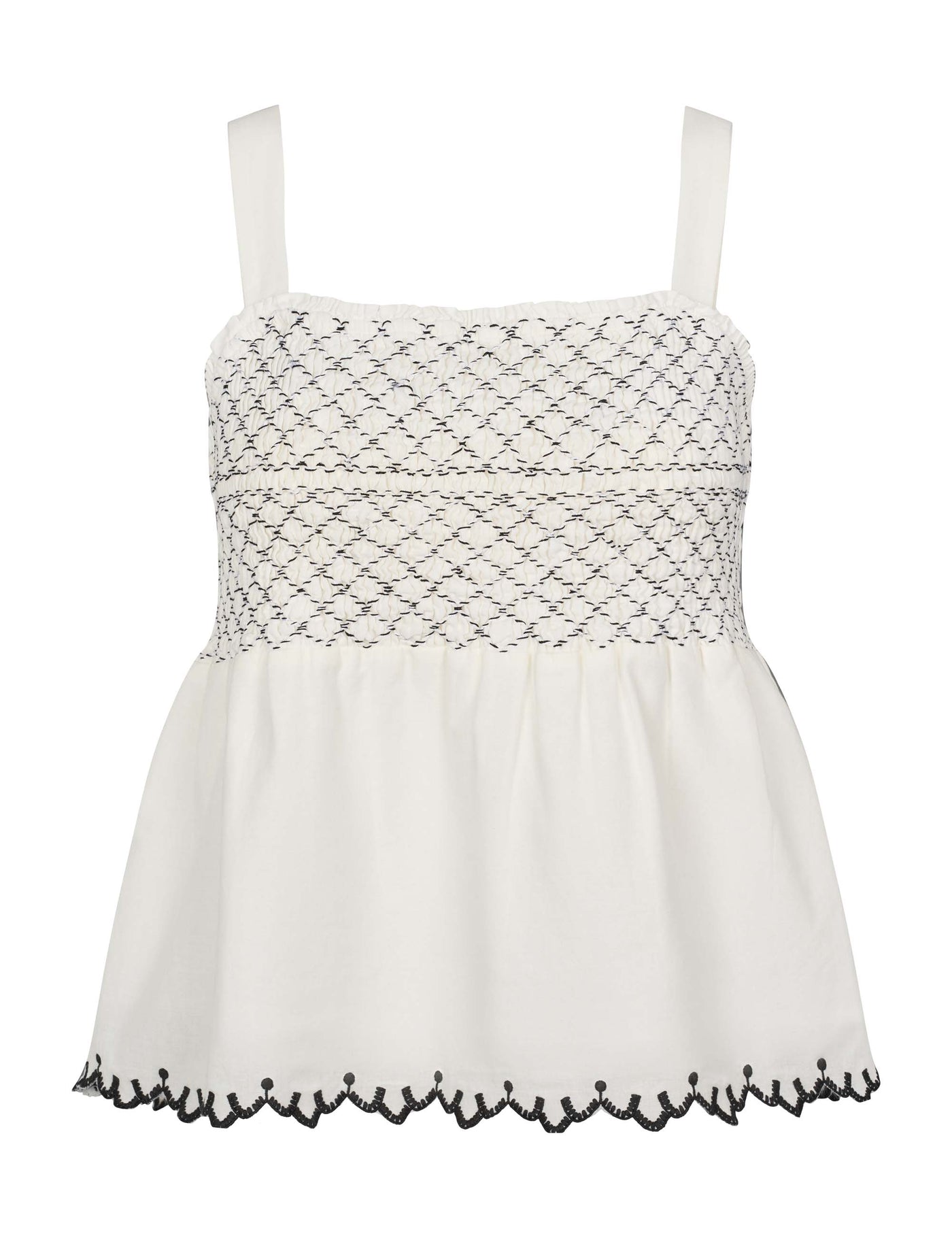 esmé studios ESStar Smock Top GOTS T-shirt and Tops 022 Snow White