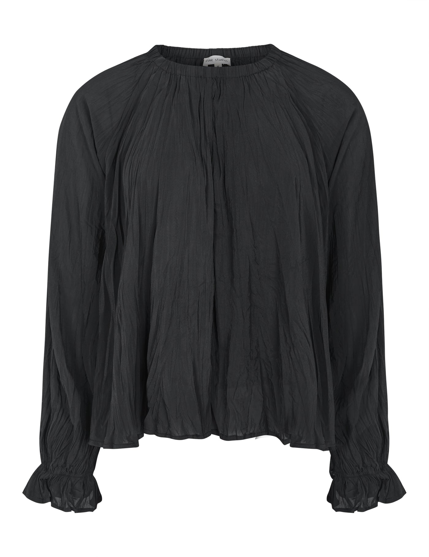 esmé studios ESTova LS Blouse GRS Shirts & Blouse 001 Black