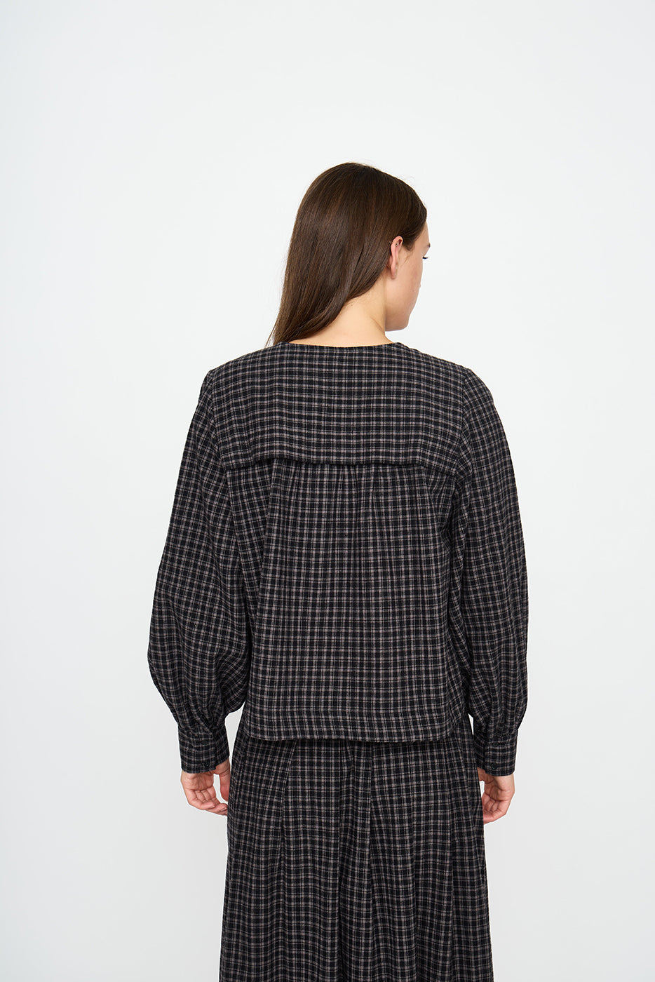 esmé studios ESValdis Blouse Shirts & Blouse 264 Black Check