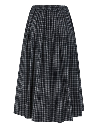 esmé studios ESValdis Midi Skirt Skirt 264 Black Check