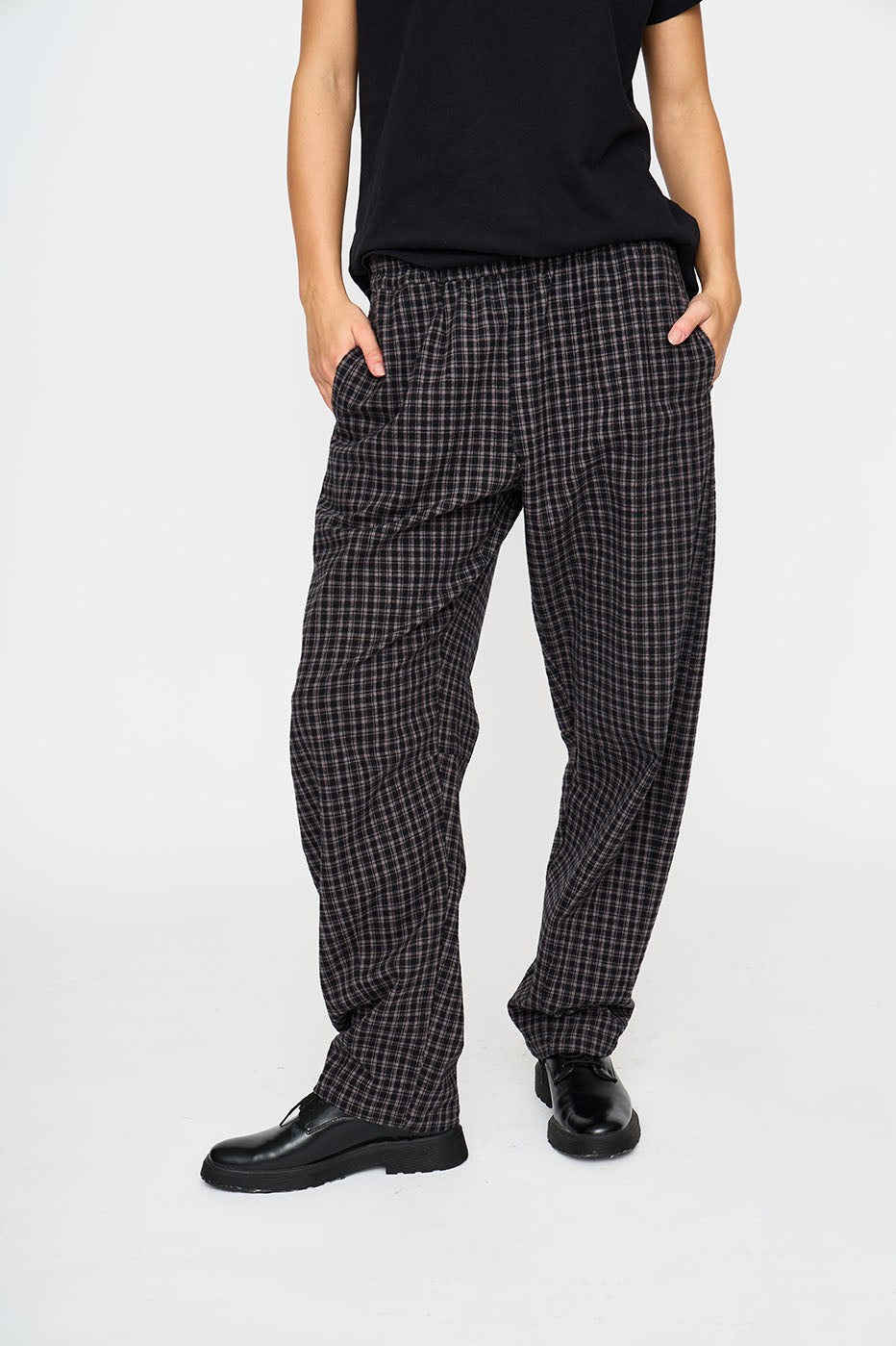 esmé studios ESValdis Pants Pants 264 Black Check