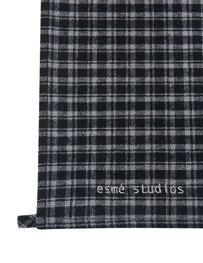 esmé studios ESValdis Scarf Accessories 264 Black Check