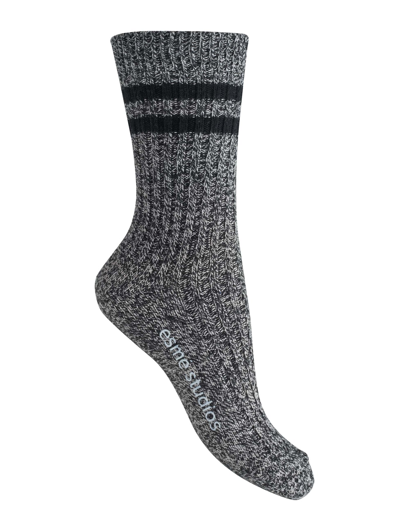 esmé studios ESZuko Socks 2-pack Accessories 258 Black Mélange