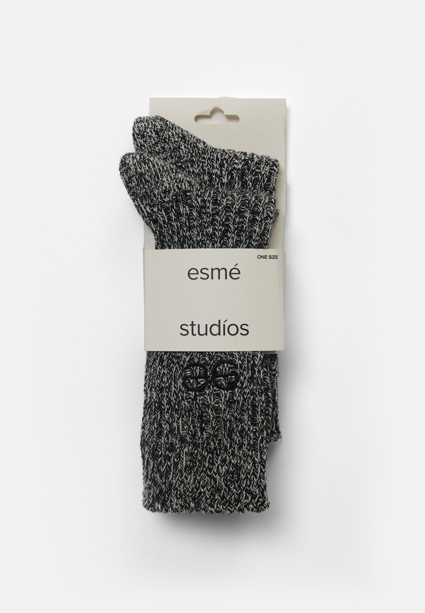 esmé studios ESZuko Socks 2-pack Accessories 258 Black Mélange