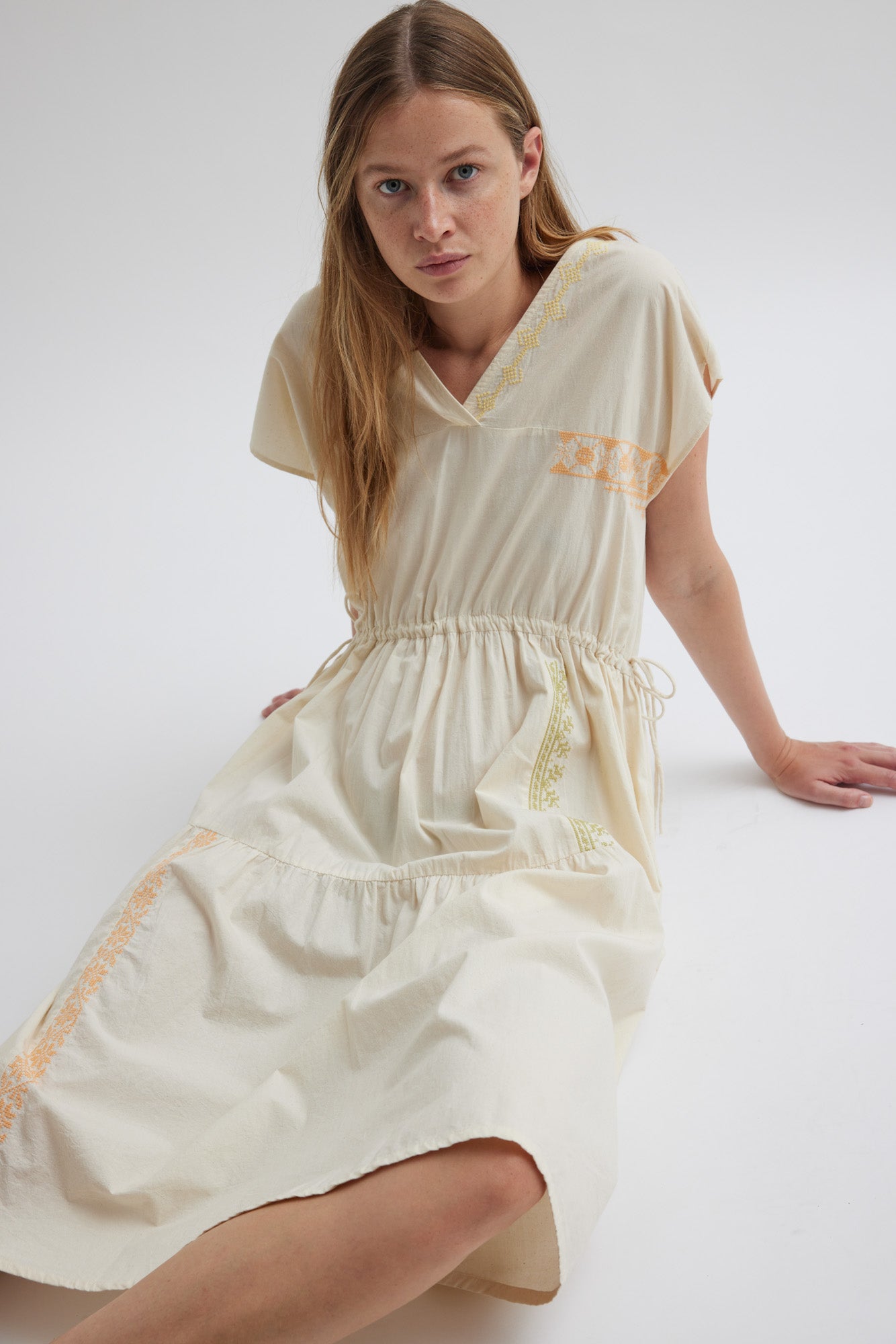 esmé studios Flo Midi Dress GOTS Dresses and Jumpsuits 244 Nature