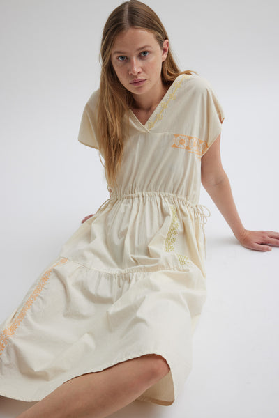 esmé studios Flo Midi Dress GOTS Dresses and Jumpsuits 244 Nature