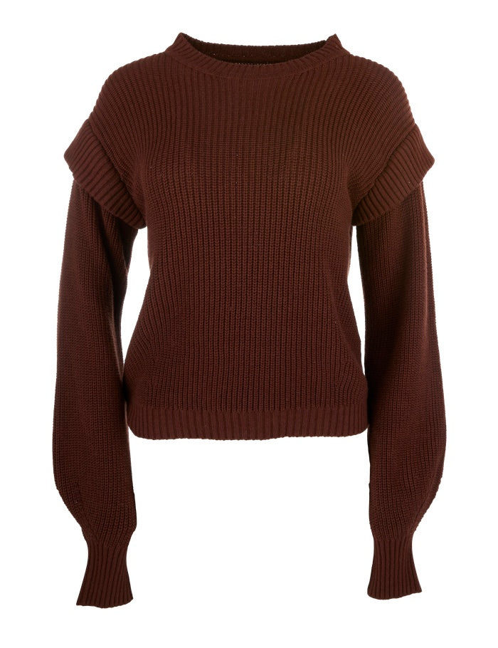 Preowned ESAda LS O-neck Loose Knit