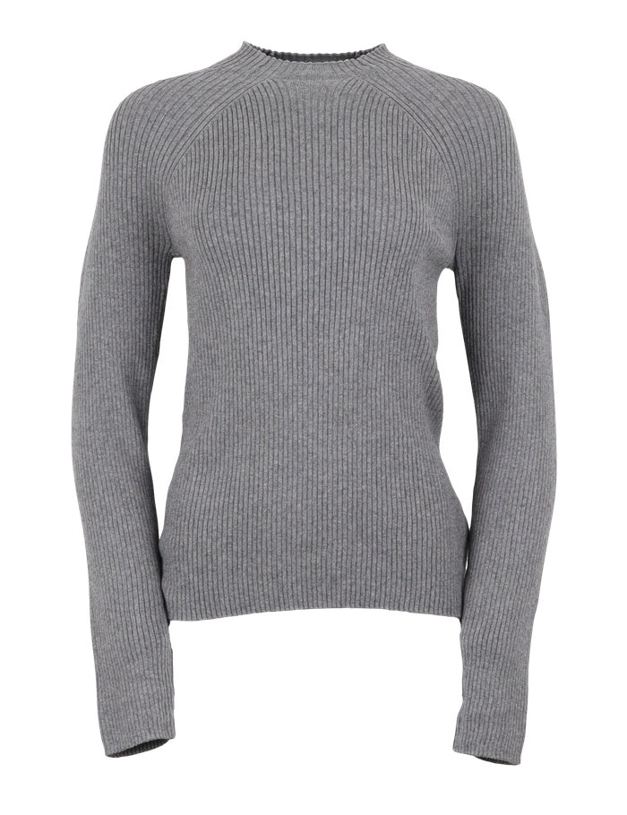 Preowned ESHetty LS T-neck Knit - Grey Melange