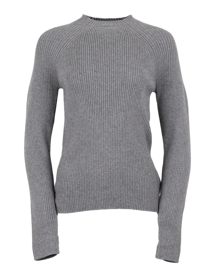 Preowned ESHetty LS T-neck Knit - Grey Melange