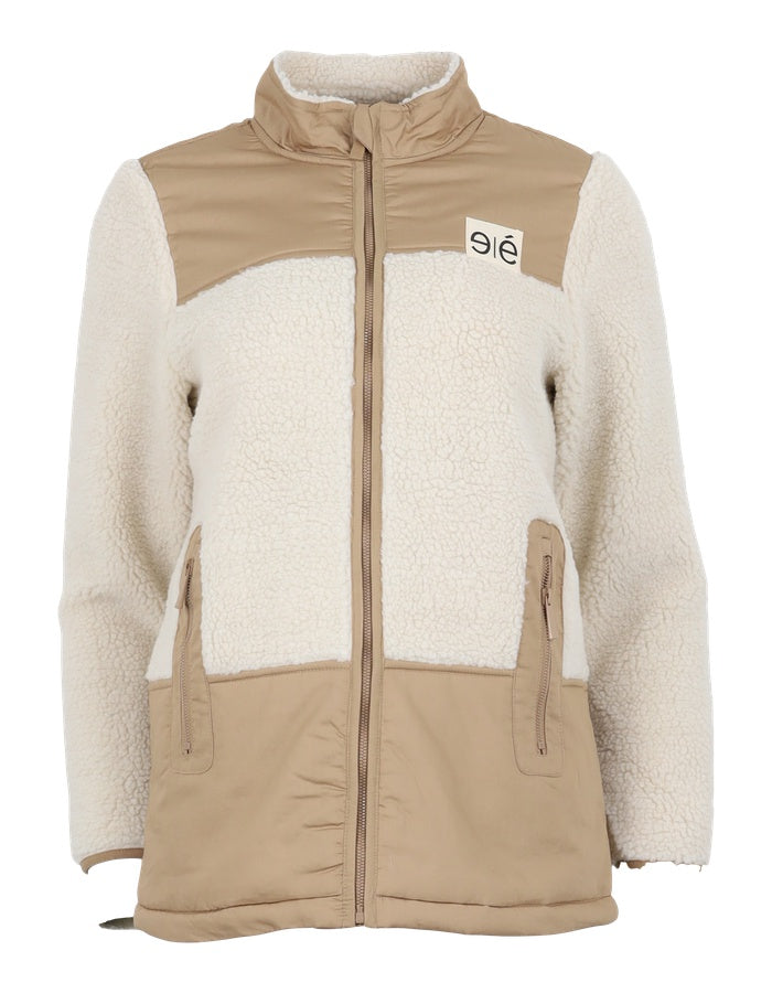Preowned ESSamara Pile Jacket - Bleached Sand - XS