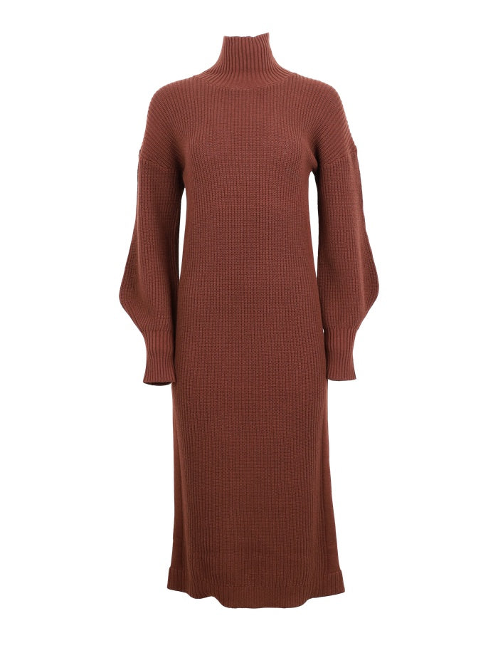 Preowned Scarlett Knit Dress - Chocolate Fondant