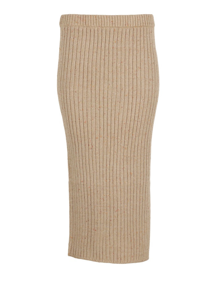 Preowned ESAmber Midi Slim Knit Skirt - Tannin