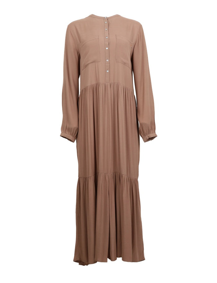 Preowned Isla Maxi Dress - Brownie