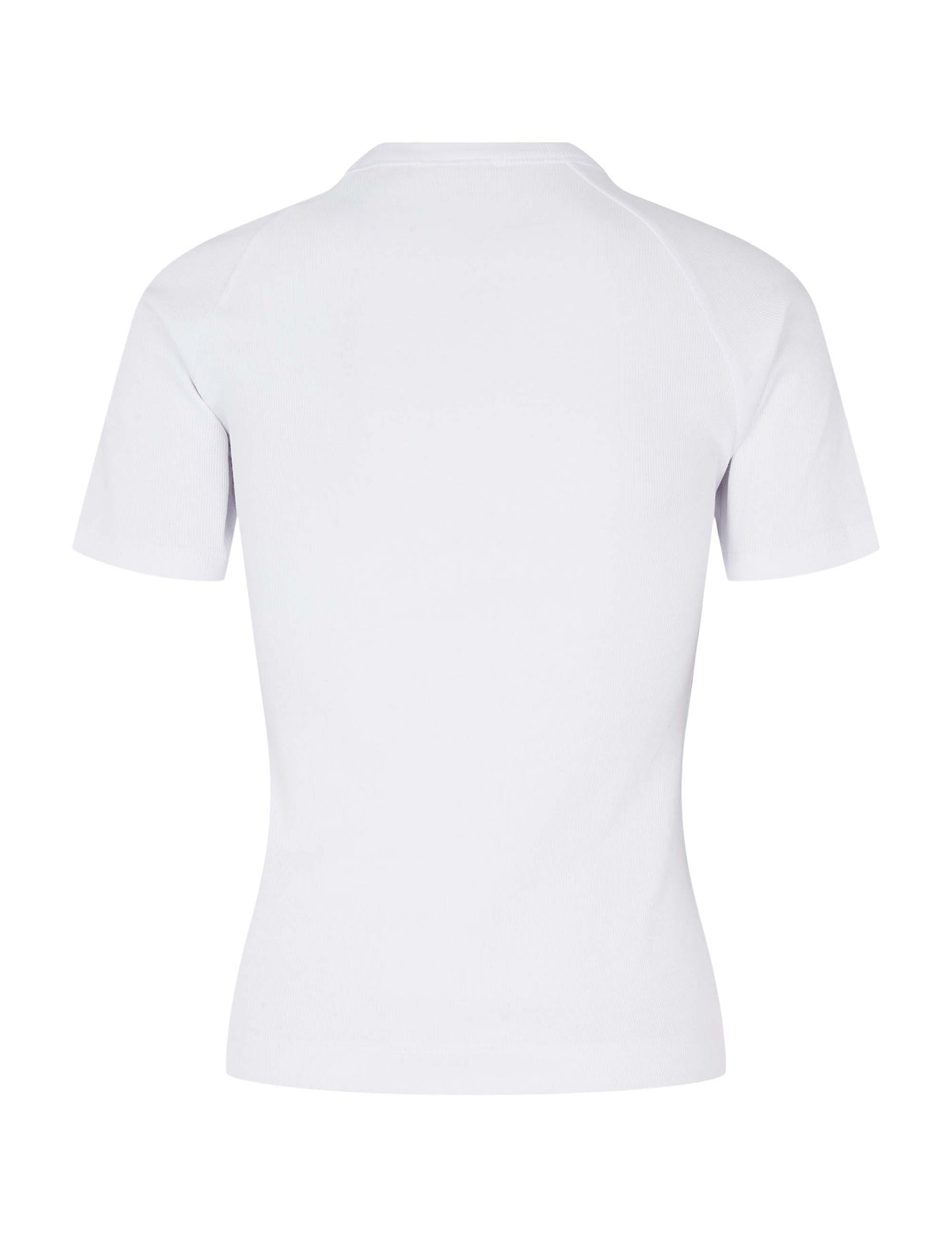 esmé studios ESBlossom SS O-neck Rib T-shirt T-Shirt 002 White