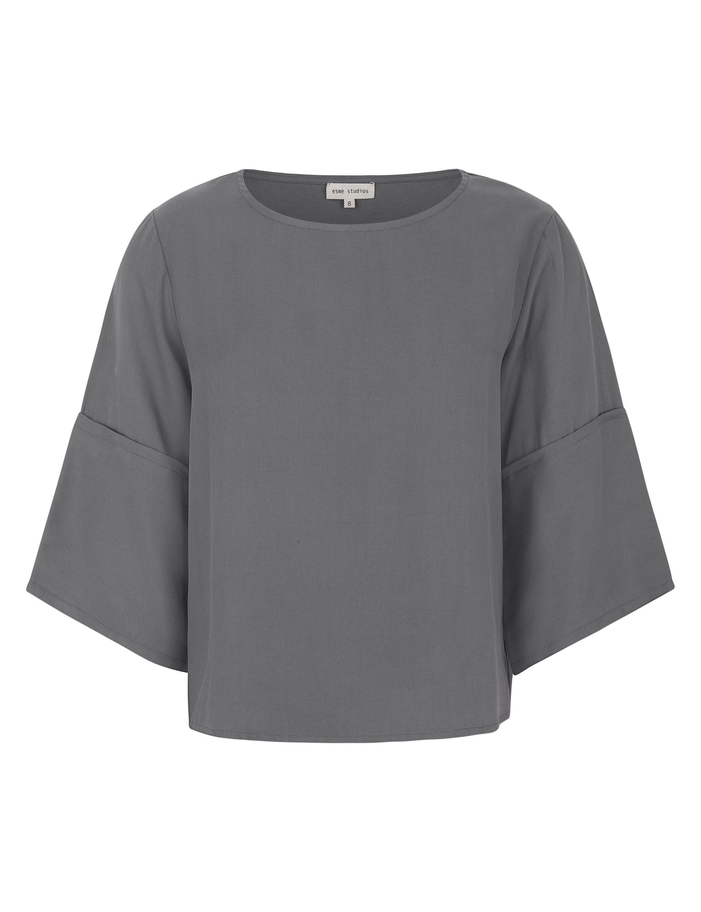 esmé studios ESLica 2/4 Blouse Shirts & Blouse 174 Charcoal Gray