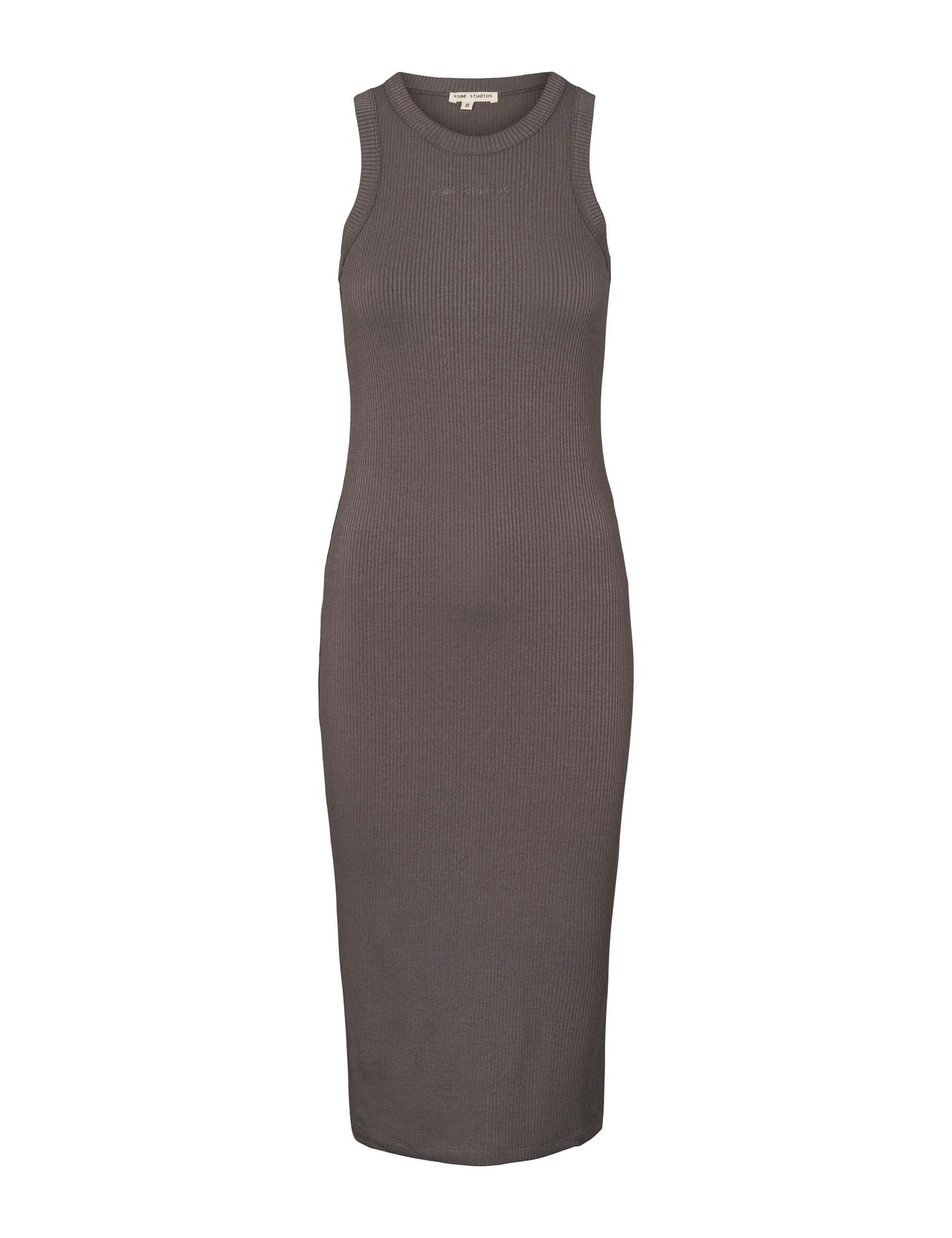 esmé studios ESLimone Tank Dress Dress 174 Charcoal Gray