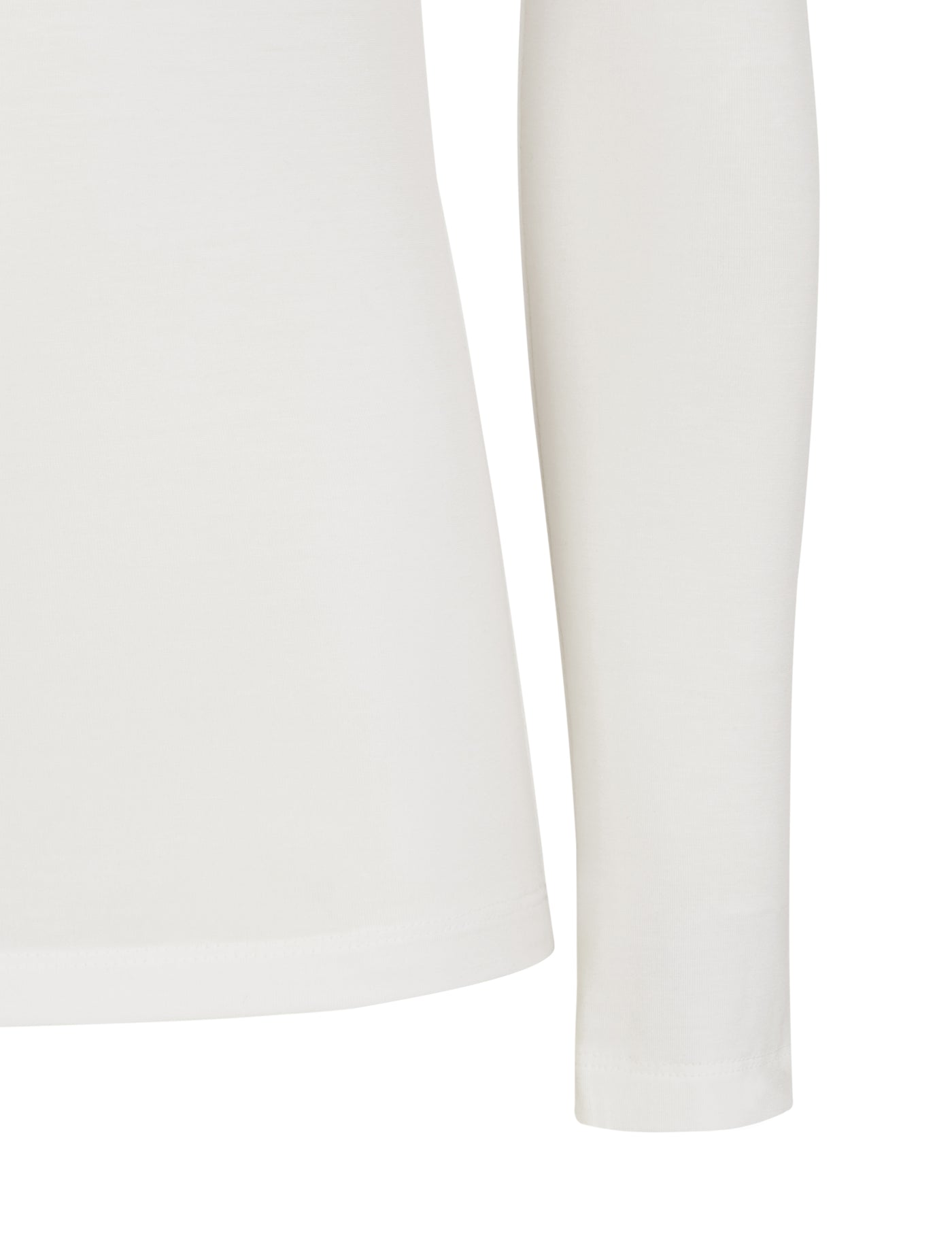 esmé studios ESPenelope LS O-neck Slim T-shirt T-Shirt 002 White