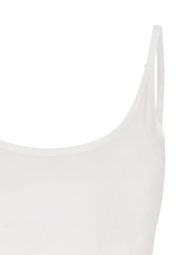 esmé studios ESPenelope Slim Fit Singlet Dress Dresses and Jumpsuits 002 White