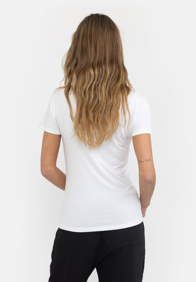 esmé studios ESPenelope Slim Fit T-shirt T-shirt and Tops 002 White