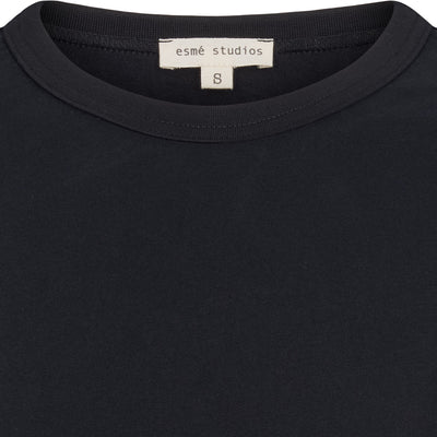 esmé studios ESSigne 2/4 Boxy T-shirt - GOTS T-Shirt 001 Black