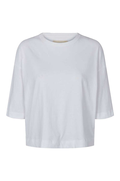 esmé studios ESSigne 2/4 Boxy T-shirt - GOTS T-shirt and Tops 002 White