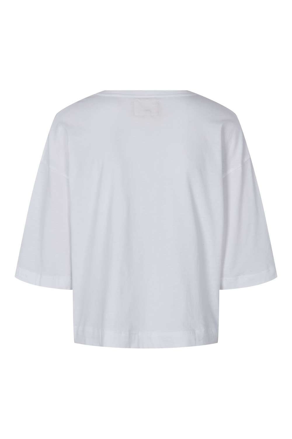 esmé studios ESSigne 2/4 Boxy T-shirt - GOTS T-shirt and Tops 002 White