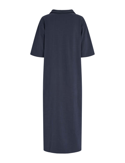 esmé studios ESStella 2/4 Midi Dress - GOTS Dress 003 Dark Sapphire